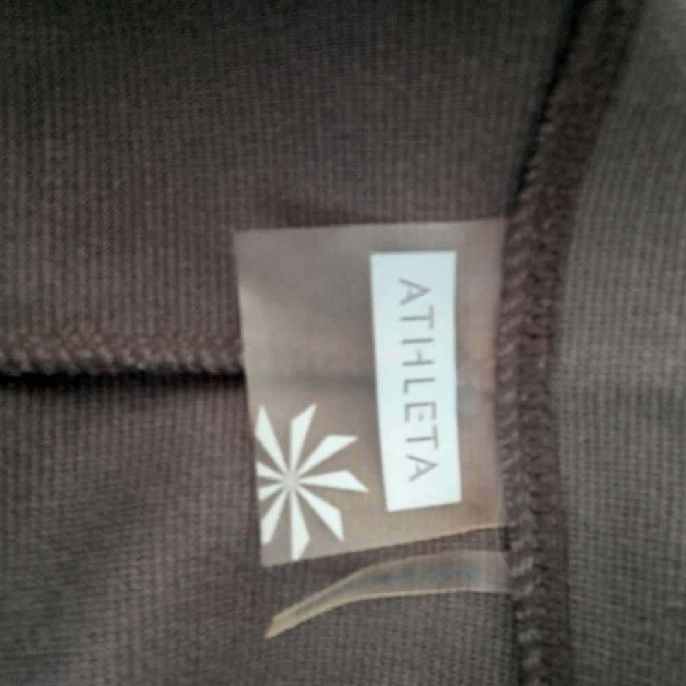 Athleta Olive Wrap Knit Sleeveless Dress - Picture 4 of 6